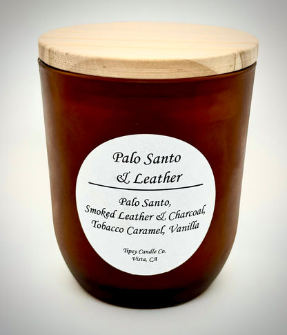 Palo Santo & Leather Craft Candles 7 & 10oz