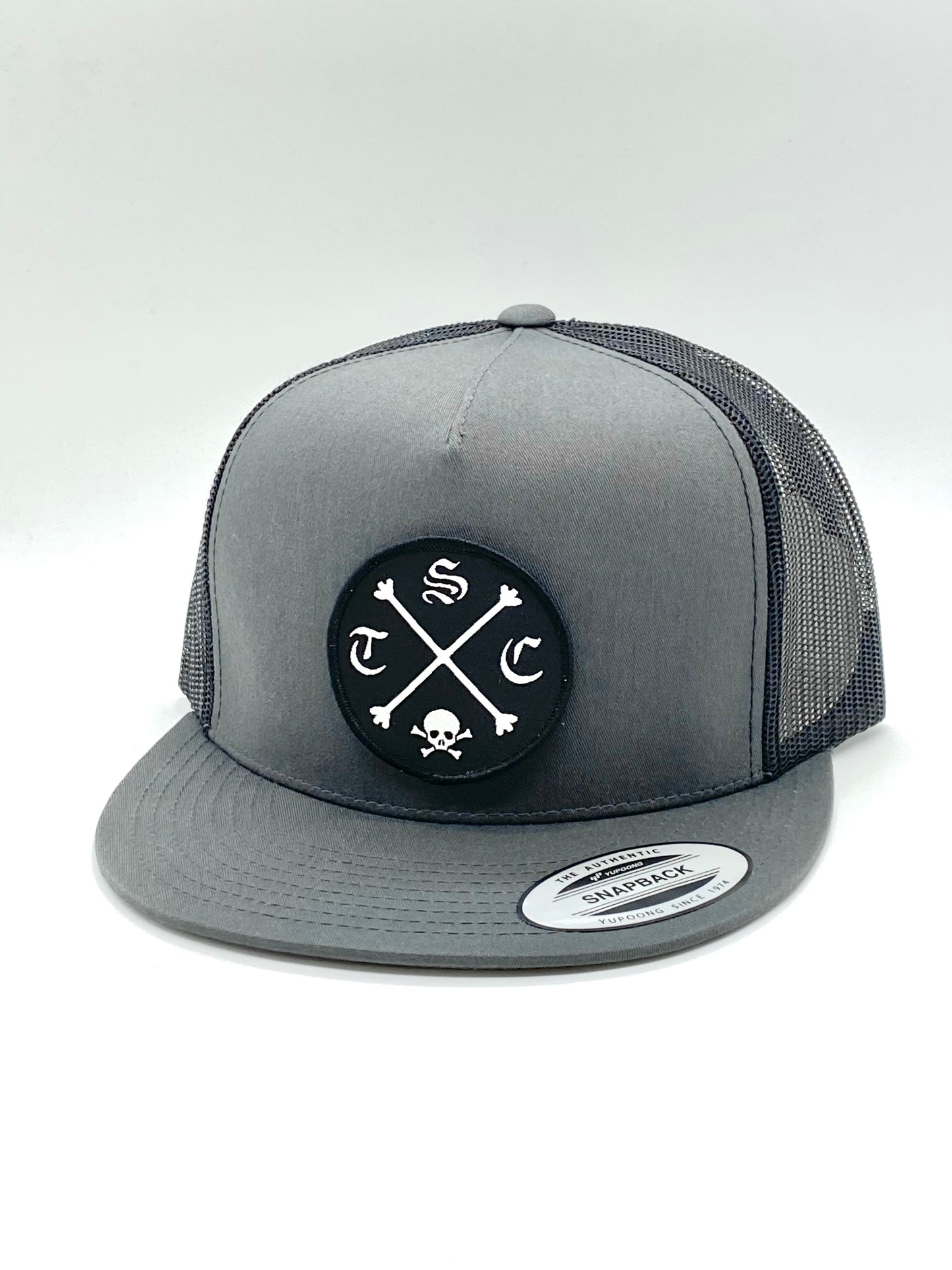 STC Crossbones Flat Bill Trucker Multiple Colors